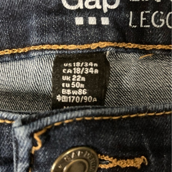 GAP 1969 Women’s Size 18 Legging Skimmer Blue Jeans - Picture 3 of 7